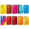 Skore Unique Pack Condoms 10 Count Natural Latex Transparent Lubricated Comfort Fit Protection Care Pack Hygiene