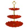 European Multi-Layer Candy Plate Wedding Ktv Living Room Creative Fruit Plate Dried Fruit Plate Refreshment Plate Three-Layer Fruit Plate