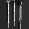 Alcohol Content 0-100% 3 Pcs Hydrometer Meter Measure Tool + Thermometer
