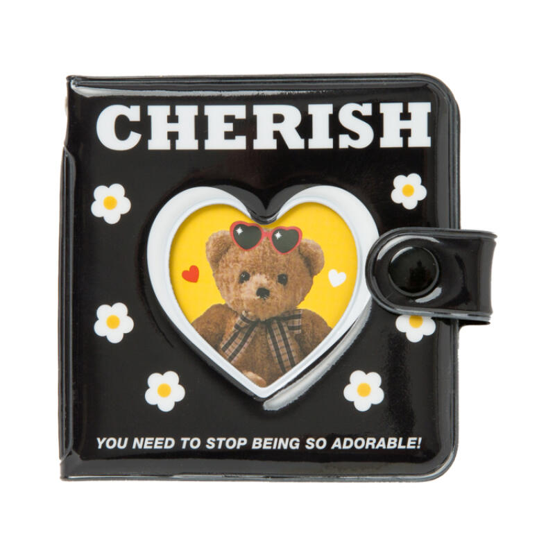 Black Bear Enamel Half Wallet (28002712)