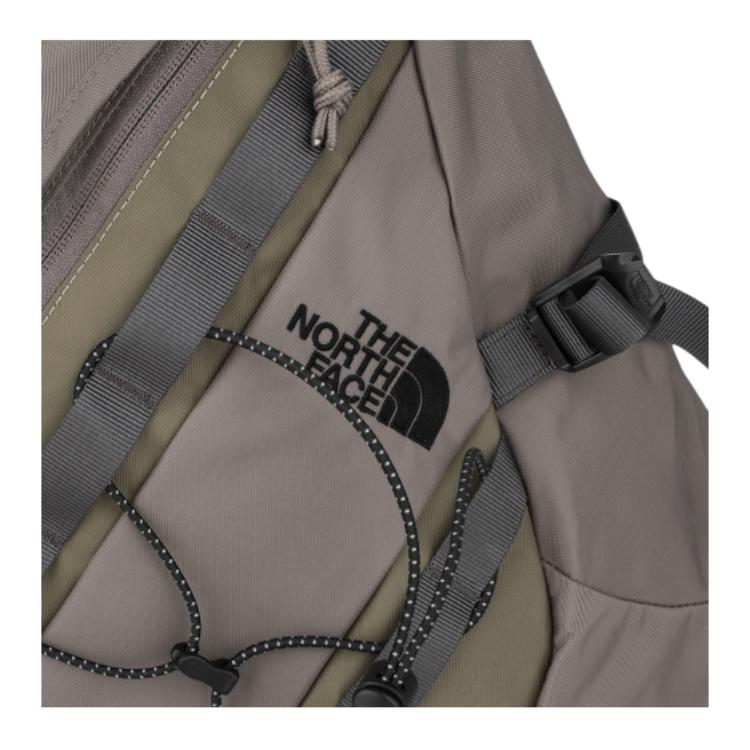 The North Face 21L Bolsa de Ombro Eletrônica com Estampa de Logo Design Color Block Nylon Transversal Unissex Marrom Claro NN2PR58L