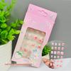 Children's Wearable Custom Nail Stickers - Cute European & American Jelly Glue Fingernail Tips
