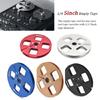 5inch 4 Hole Precisions Engineered Aluminum Reels Accessory Offering Effortless Installation For Sound Enthusiasts