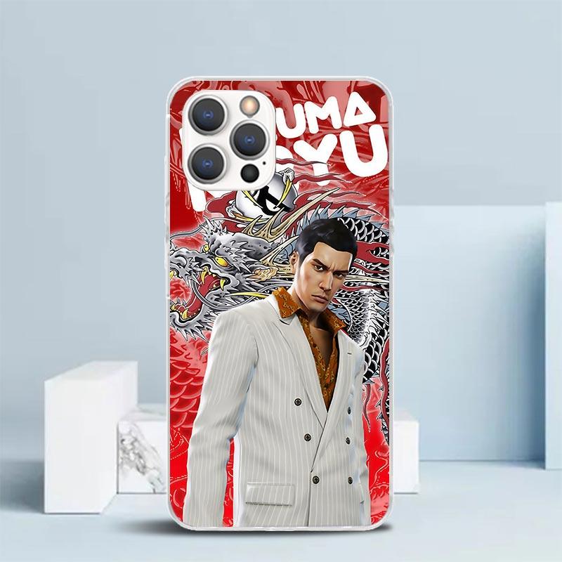 Yakuza 0 Game Soft Cover for iPhone 16 17 Air 15 14 Pro Max 16E Phone Case 13 Mini 12 11 7 SE 8 Print Pattern Fit Cases 16 17 Ai