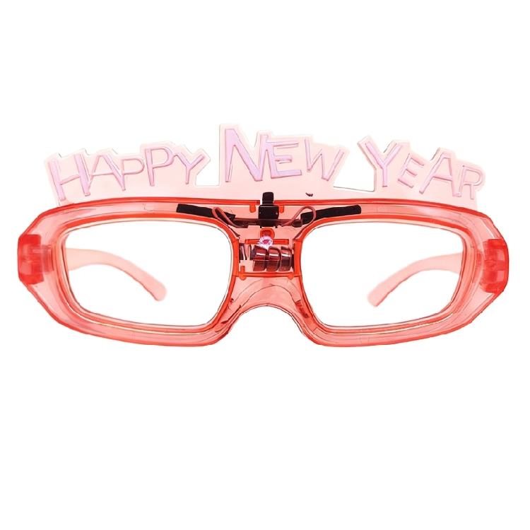 Cosplay LED Light Up Square Eyewear For Adults Kids Costume Accessories New Year Eve Party Decoration Supply