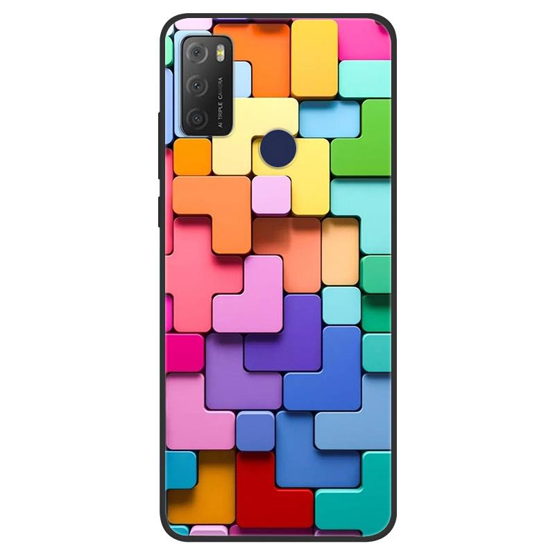 For TCL 20Y Case Girl Cat Flower Soft Silicone Back Wolf Shell for TCL 20E 6125F Fundas Phone Cover For TCL20Y 6156D 20 E Coque