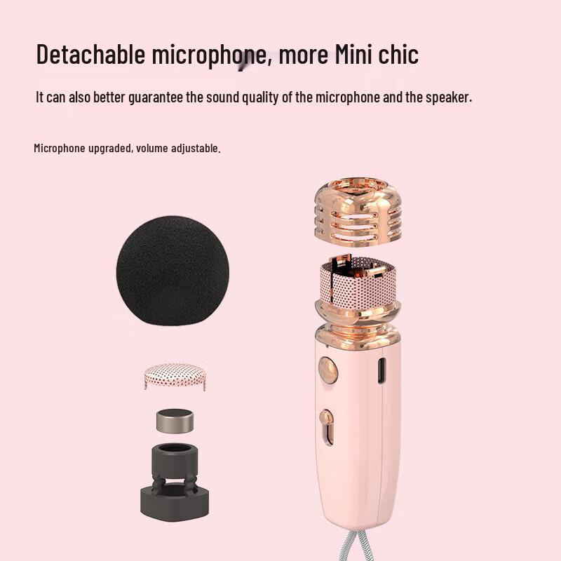 Divoom Ditoo-Mic Retro Pixel Bluetooth Speaker with KTV Microphone