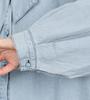 Something ST219 Bowtie Denim Light Blue Women's Blouse,