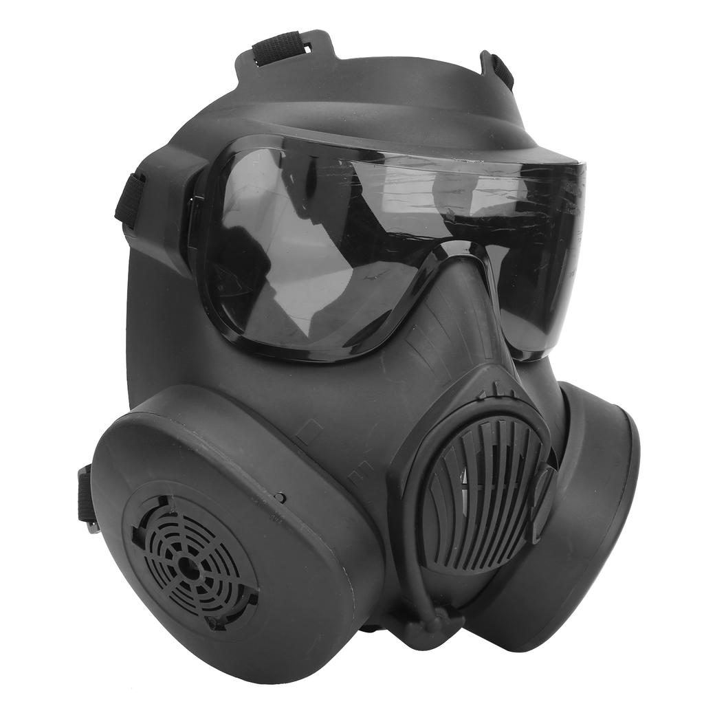 Full Face Shield Dual Fan Breathable Protective Guard for Cosplay Outdoor Gaming Equipment