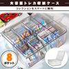 VivTools Clear Case for Trading Cards, Large Capacity, Dividers, and Lid for Organized Storage, Loss Prevention, and Stain Prevention