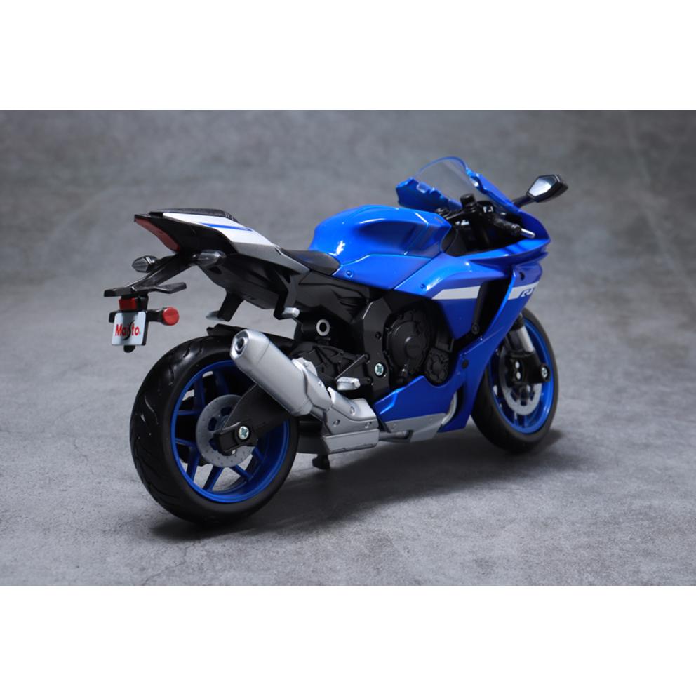 Maisto 1:12 Scale Yamaha YZF-R1 2021 Motorcycle Model, Blue