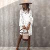 2026 Cross-border Summer New European and American Women's Clothing Amazon Dress Ethnic Style Lace Flower Temperament Small Fragrant Short Skirt