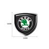 1Pcs 3D Metal Auto Door Shield Emblem Car Body Badge Sticker Styling For Skoda Octavia Fabia A7 Kamiq Kapoq Kodiaq Rapid SCALA Superb Yeti Derivati