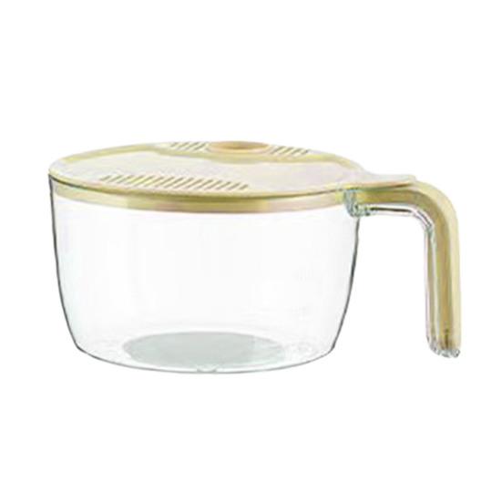 Odorless with Lid Multifunctional Freezer Safe Grain Rice Washing Bowl Kitchen Accessory Rice Washing Basin