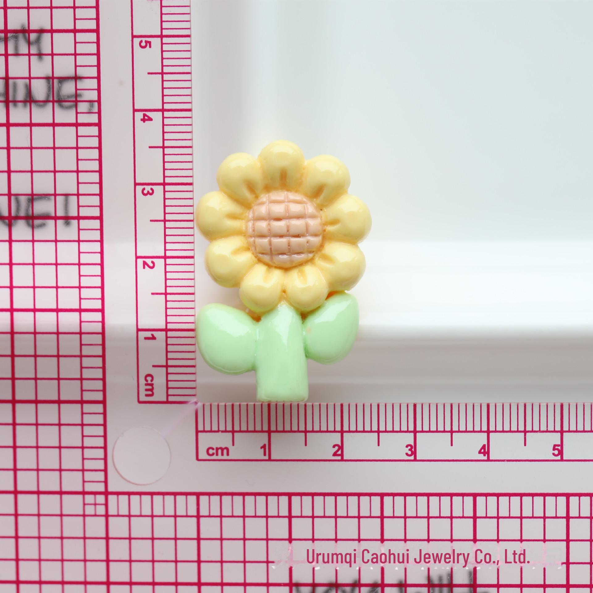 

Яркие тюльпаны и подсолнухи своими руками украшения ручной работы: Шпилька для волос из кремового клея и резиновое кольцо для волос Approximately 2.5cm x 3.5cm