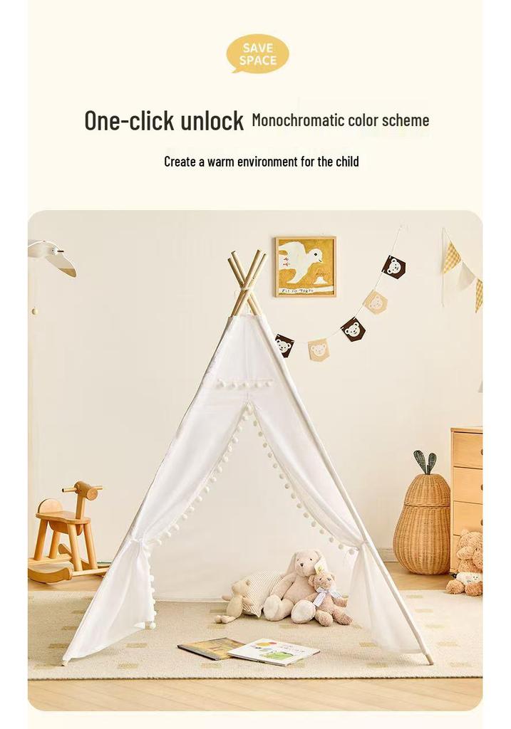 Indoor Children's Play Tent: Parent-Child Game Bed & Princess Role-Playing Toy House