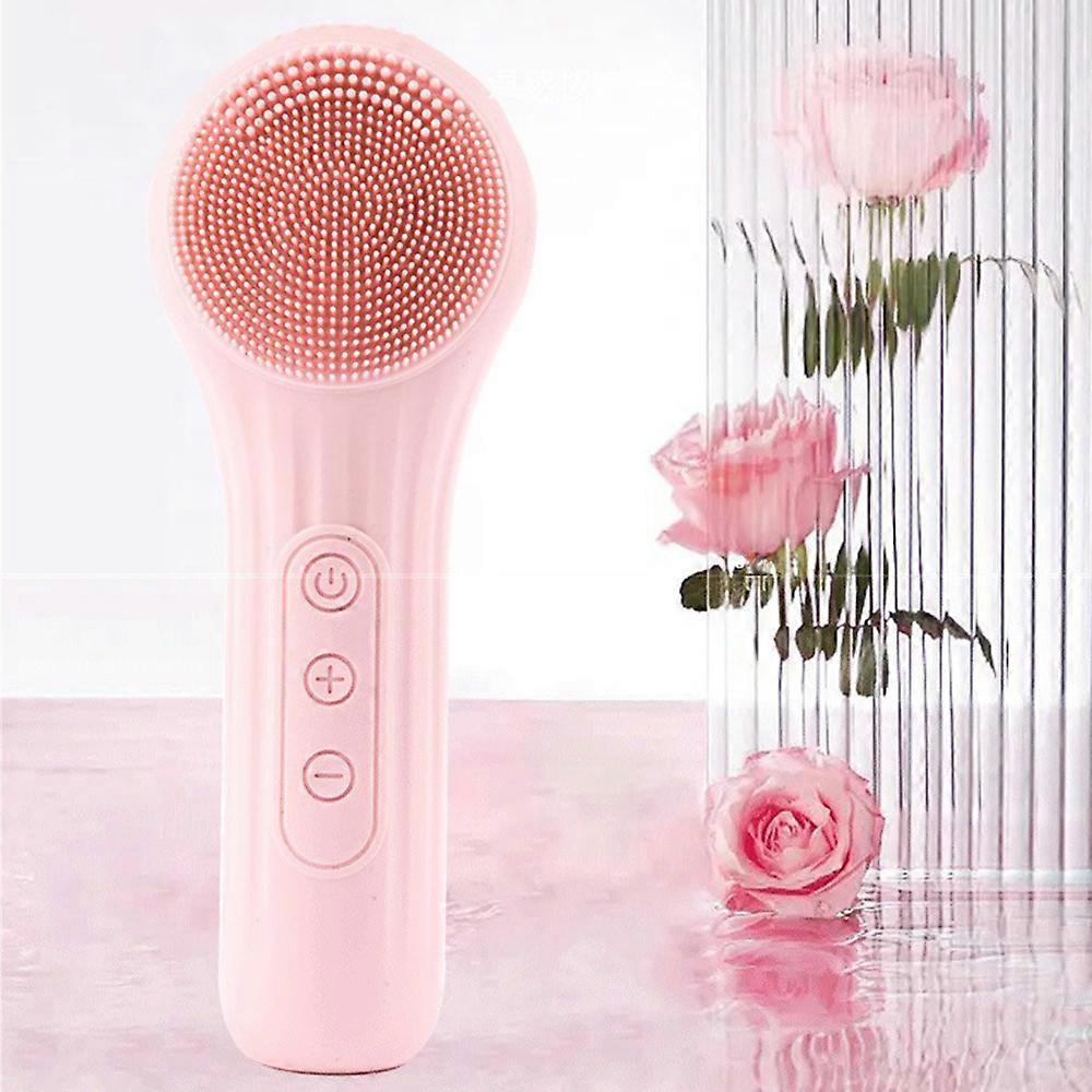 Facial Cleansing Brush - for Deep Cleansing, Gentle Exfoliating and Massaging - Waterproof and Rechargeable Face Cleanser Brush - Silicone Sonic Vibra