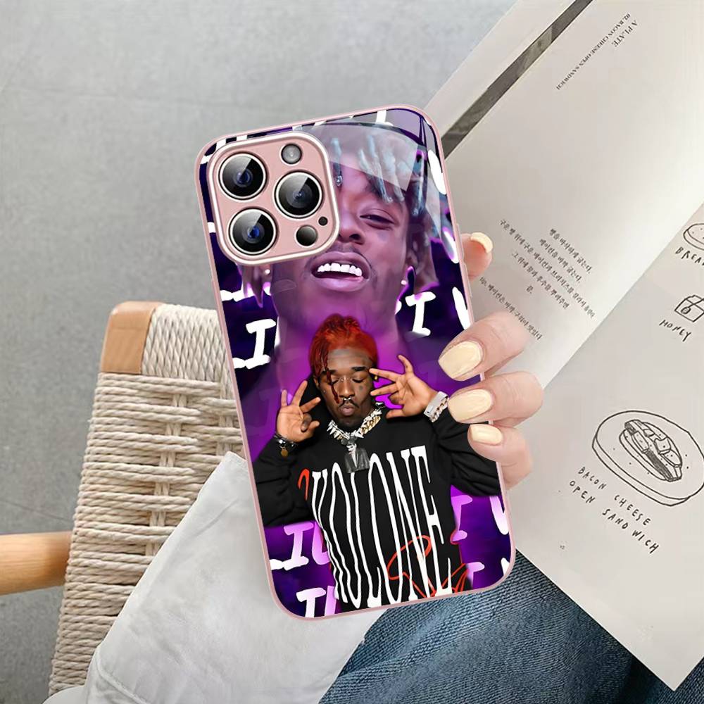 Rapper Lil Uzi Vert Tempered Glass For Iphone 14 13 12 11 Pro Mini XS MAX 14Plus X XS XR Cover