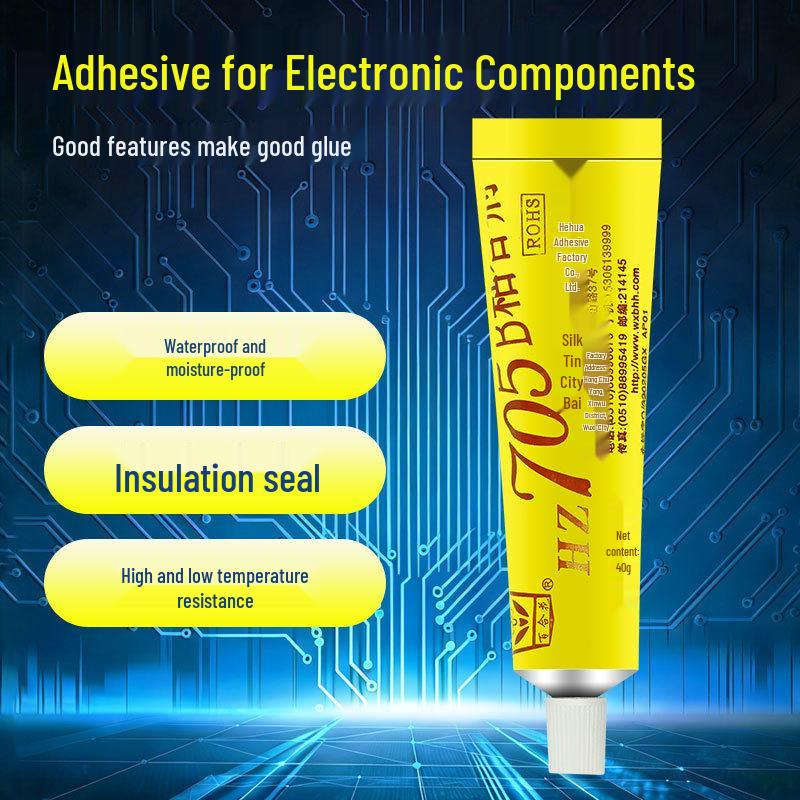 Lily Flower Silicone Rubber Waterproof Insulating Sealing Compound HZ-703/704/705B/706/706B/708