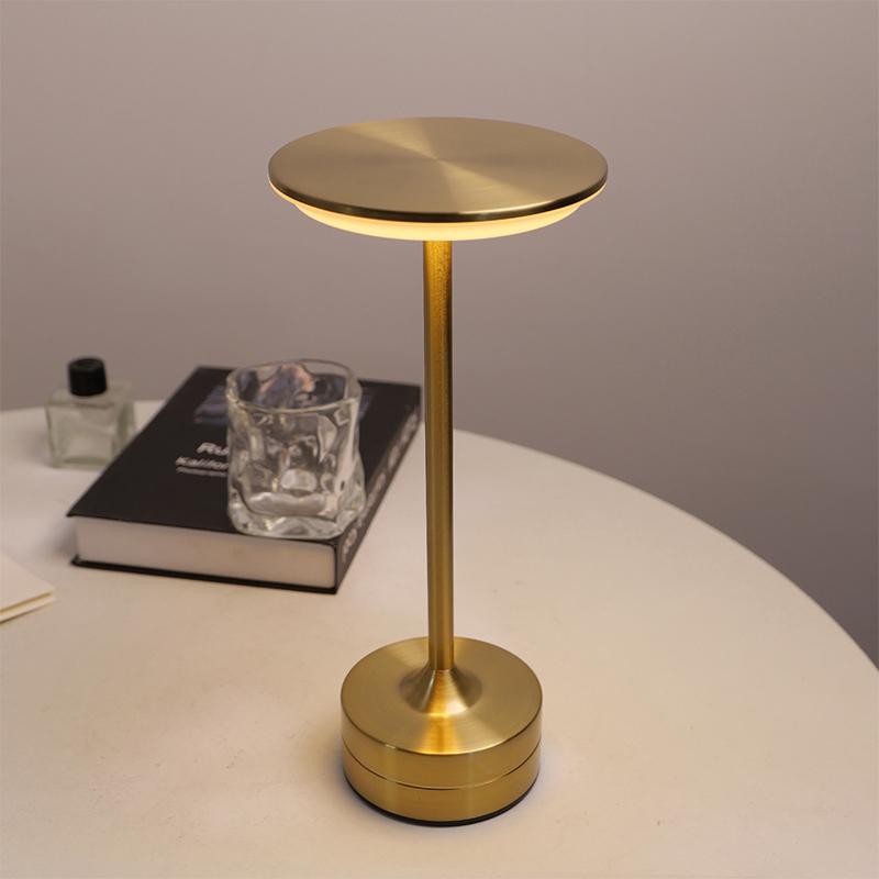 LED Table Lamp, USB Rechargeable Desk Lamp, Touch Controlled Dimmable Indoor Night Light for Home Decor Bedside Room