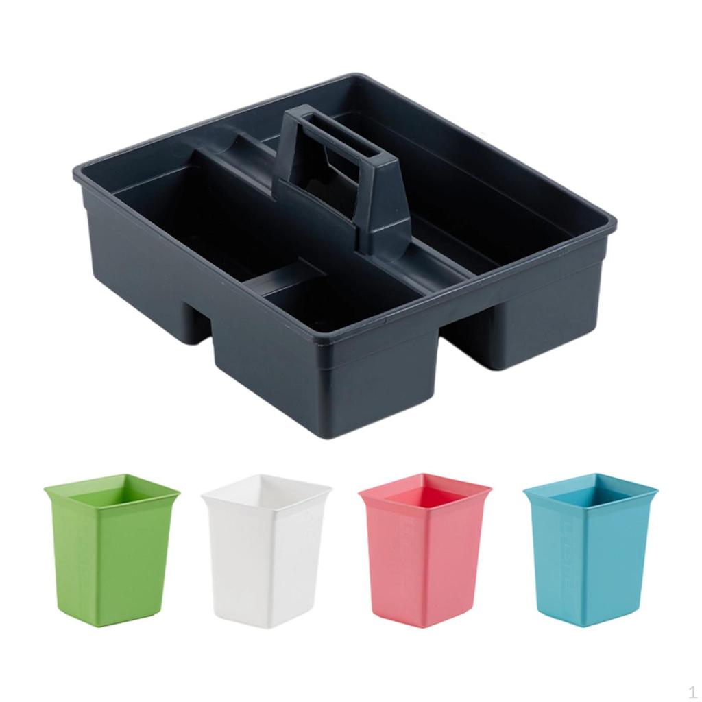 1 Piece Cleaning Tool Basket Multipurpose Storage Box Handy PP Container Refined Craftsmanship