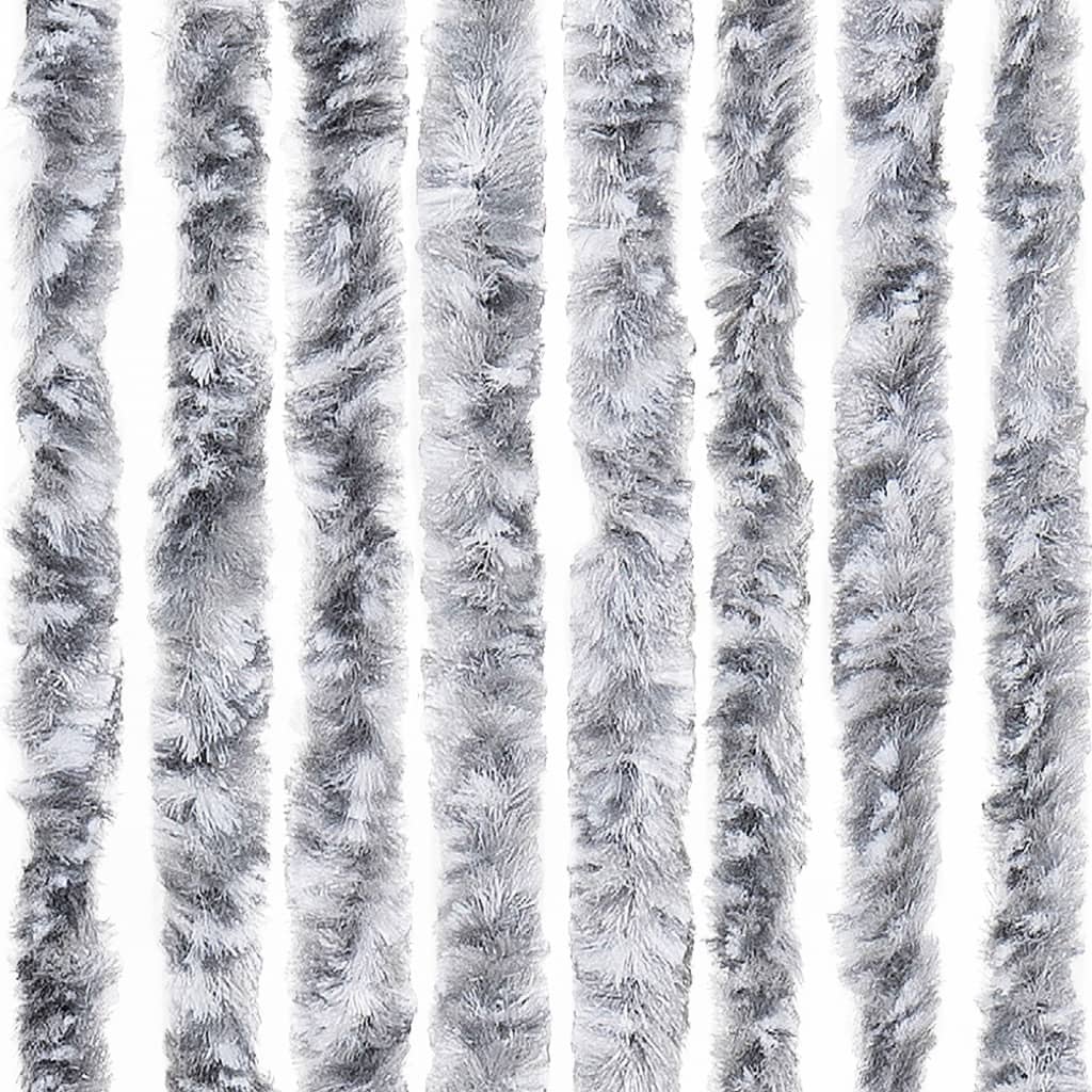 Vidaxl Zasłona Przeciwko Owadom, Biało-Szara, 100X200 Cm, Szenil