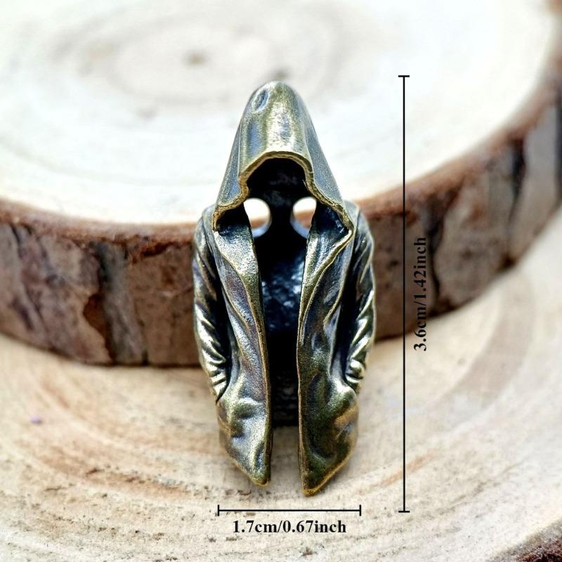 

Плащ латунный нож бусины EDC DIY паракорд плетеные браслеты шнурок брелок подвески аксессуары уличные инструменты подвески амулеты серебряный