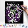 Disney Buzz Lightyear oil paint by numbers painting kit handmade diy home decor gifts wall art canvas picture drawing bedroom decor