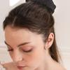 L’OMBRILLANT Black Tweed Big Scrunchie