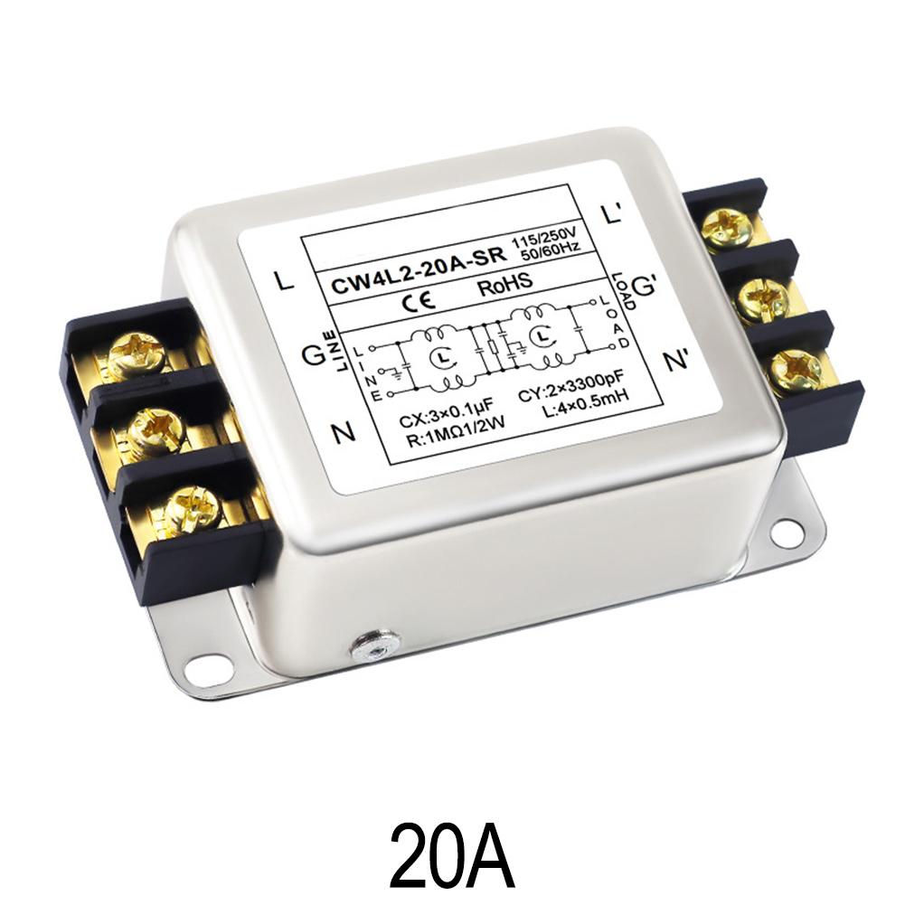 1-phase Filter Anti-interference Filter For Efficient Operation Conduction Attenuation For Household Appliances