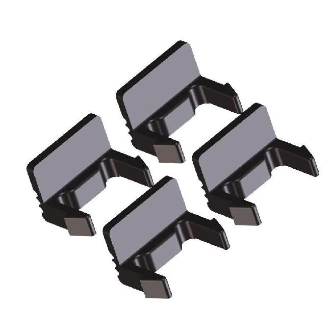 4er-Pack für Thule Heckträger Kompakt Kennzeichenhalter-Clips für Thule Euro Way Easy Fold Velo Autozubehör Kennzeichenabdeckungen Rahmen 6