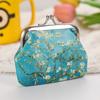 Fashion PU Leather Coin Purse Van Gogh Painting Women's Small Change Pocket Wallet Mini Bag