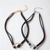 Small Circle Pendant Velvet Collar Choker Necklace Fashion Women Gothic Jewelry
