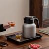 Pure Titanium Large-Capacity Teapot 2025: White Tea Stewing & Brewing Kettle with Temperature Display.