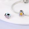 Charms Plata Graduation Season Flowers Vases Beads Fit Original Bracelets Charms For Women Jewelry Diy Making Gifts