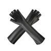 Extended Leather Gloves Women's Half Finger Thin Fleece Windproof Warm Wind Fashion Design Outdoor Fur Gloves
