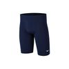 Logo Print Elastic Waist Mid Rise Slim Fit Casual Shorts Men Shorts Blue NESSA006-440