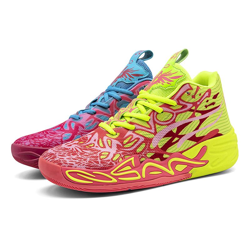 Men's practical professional basketball shoes, shock-absorbing and cushioning sports shoes, and women's anti-slip training shoes