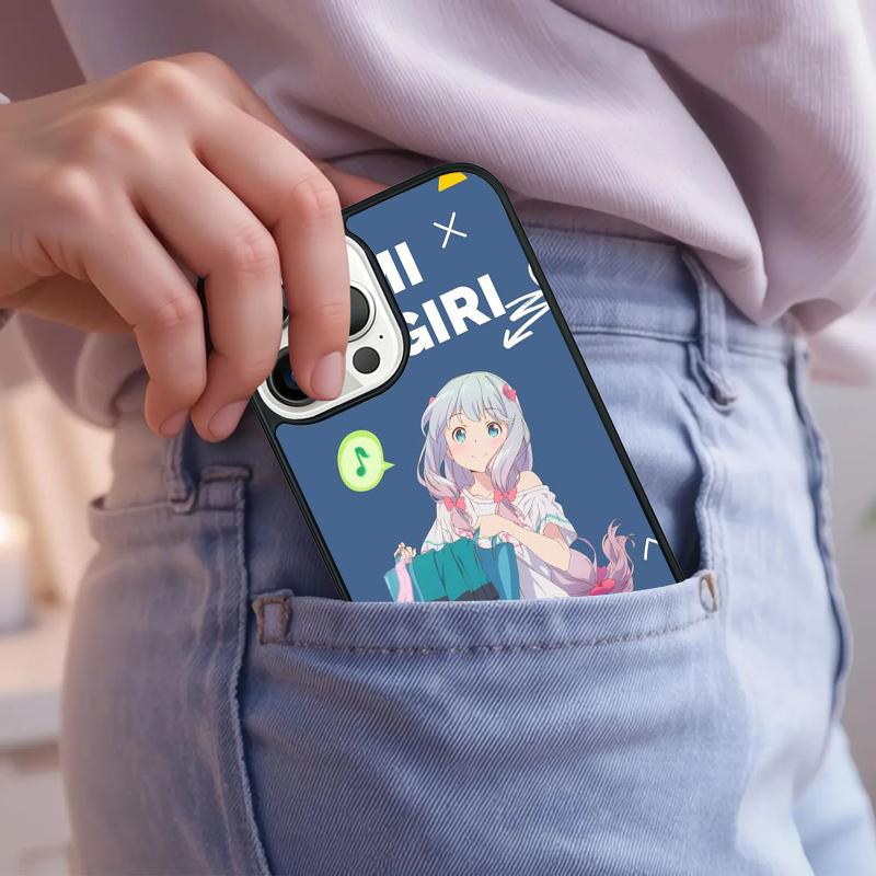 Cute Girl Izumi Sagiri Phone Case For iPhone 17 Air 15 16e 14 13 Pro Max Coque 12 11 Pro Max PLUS Cover