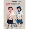 YOYO Boys' Cute Pet Print Short Sleeve Shirt