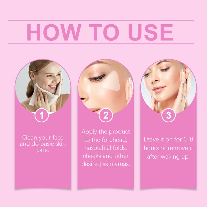 Invisible Face Firming Night Stickers for Neck Tightening Waterproof Lifting Tape Anti Wrinkle Patches Skin Firming