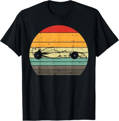 Formelrennwagen Sonnenuntergang Retro Fahrer Rennfans Rennfahrer Geschenk Unisex T-Shirt
