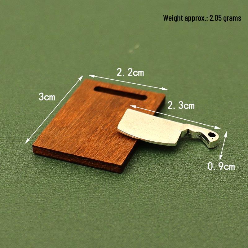 Dollhouse Miniature 3D Kitchen Scene with Food, Utensils, and Stove