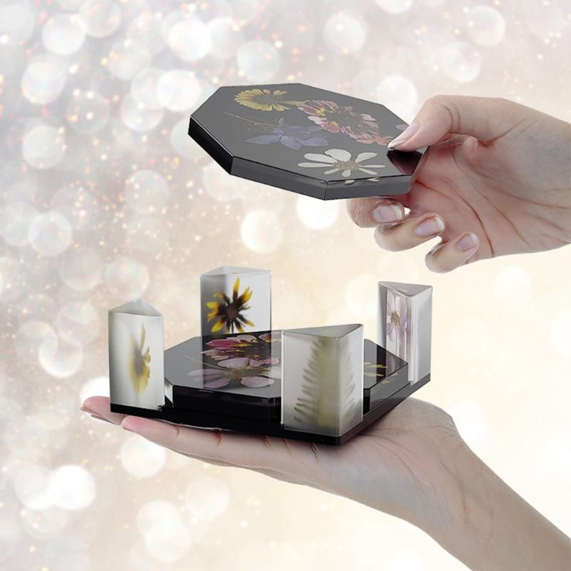 Unique Octagonal Designs Sturdy Silicone Mould Home Accessory for Personalize Coasters and Decorative Pieces Daily Use