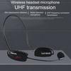 Voice Amplifier Anti-interference Independent Frequency Band Plug And Play Wireless Microphone Radio Headset for Outdoor