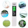 Detector de Qualidade da Água 3 em 1 Caneta Medidora Digital LCD TDS EC Testador de Temperatura com Luz de Fundo