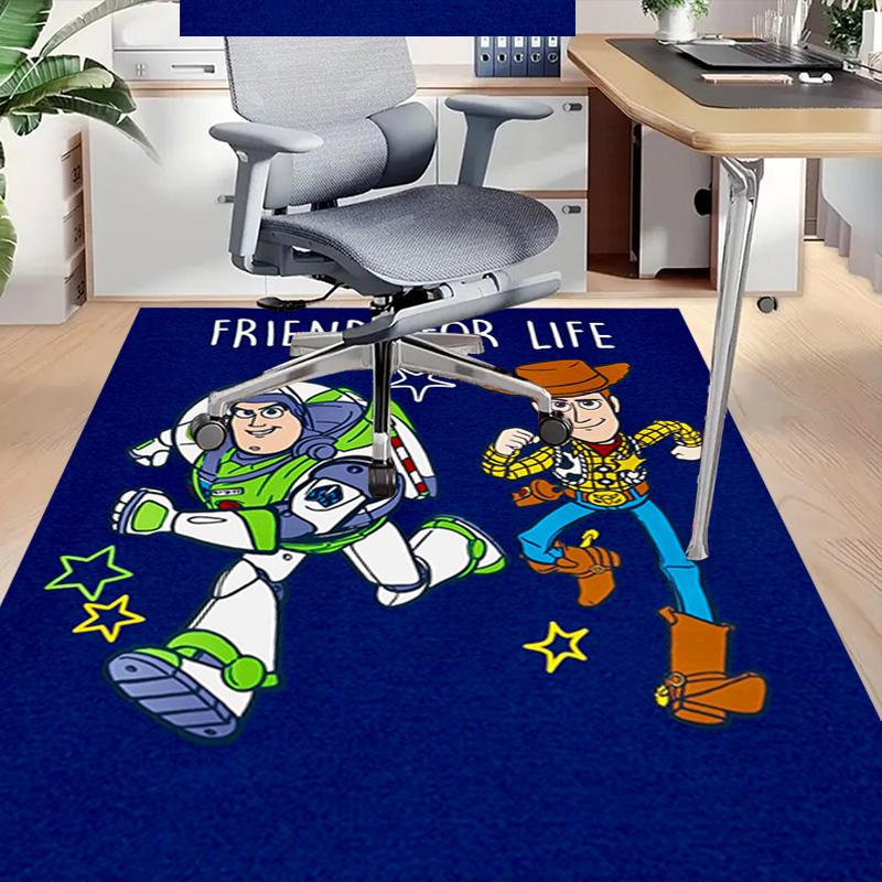 Toy Story Lifelong Friends Carpet for Playroom Bedroom Living Room Sofa Home Decor,kids Game Area Rug Non-slip Floor Mat