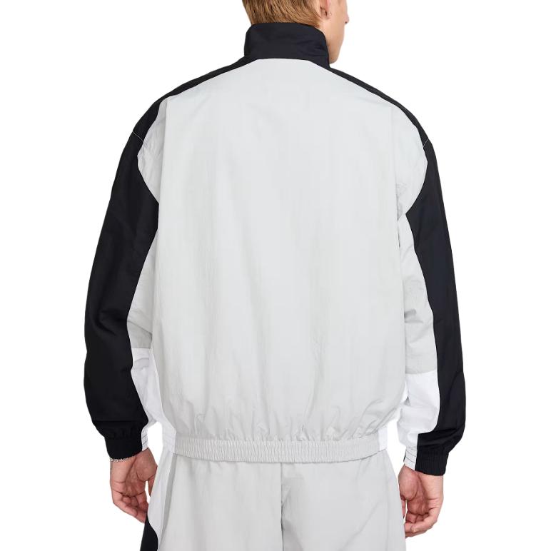 Nike Color Block Embroidered Loose Long Sleeve Jacket Men jackets HQ6109-077