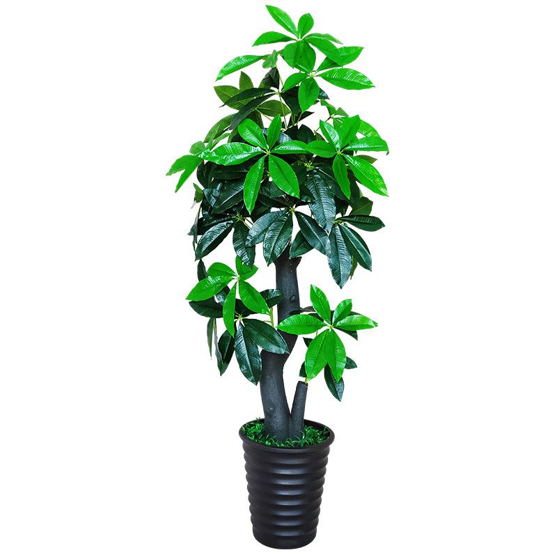 Large Potted Money Tree: Artificial Bonsai for Indoor Decoration