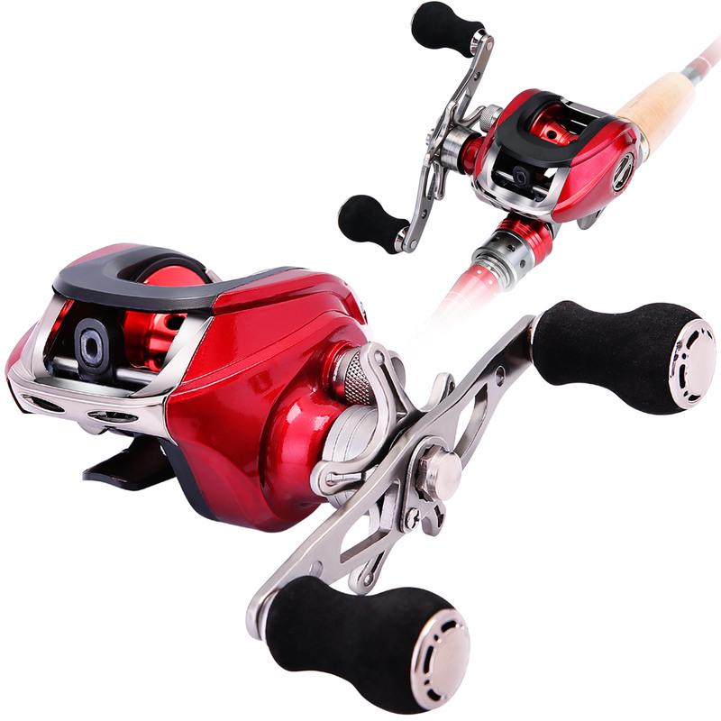 Fishing Reels 17+1BB Metal Travel Fishing Reel Outdoor Fishing Tackle Accessories Fishing Reel